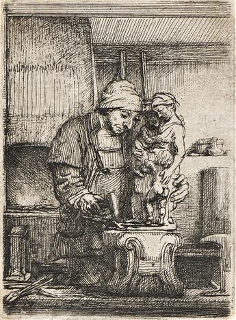 REMBRANDT VAN RIJN The Goldsmith.                                                                                                                